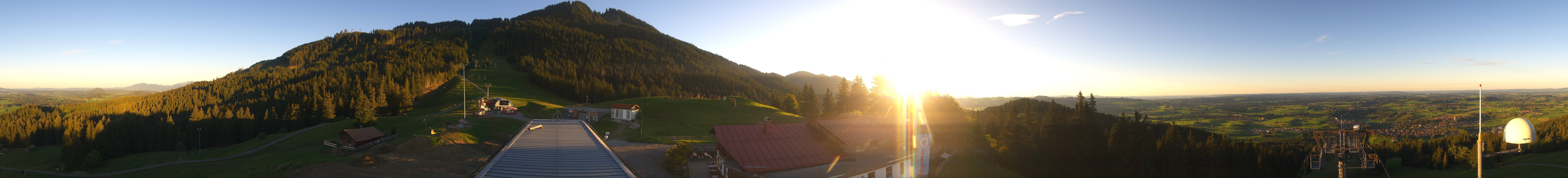 Archiv Foto Webcam Mittelstation Nesselwang