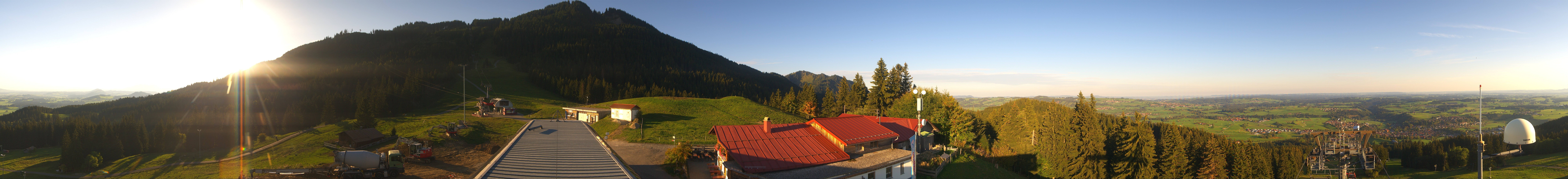 Archiv Foto Webcam Mittelstation Nesselwang