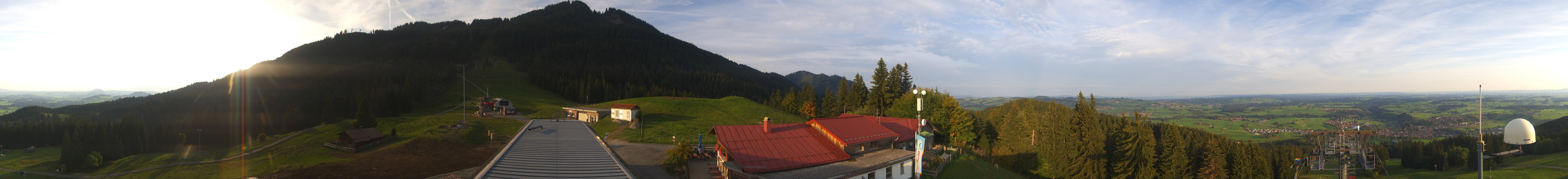 Archiv Foto Webcam Mittelstation Nesselwang