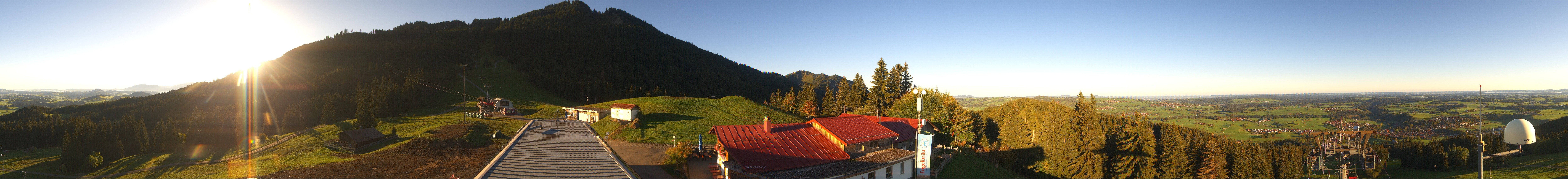 Archiv Foto Webcam Mittelstation Nesselwang