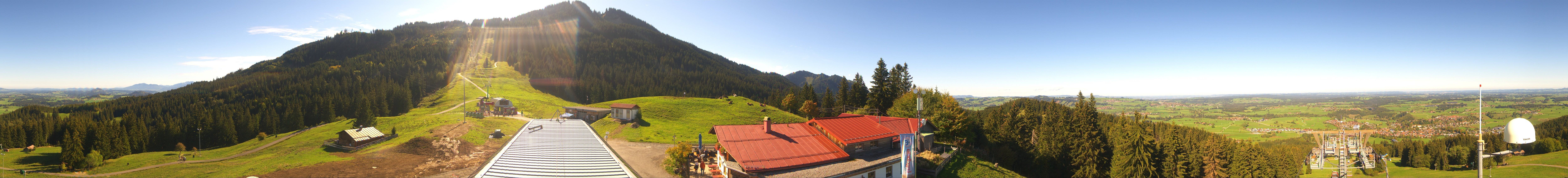 Archiv Foto Webcam Mittelstation Nesselwang