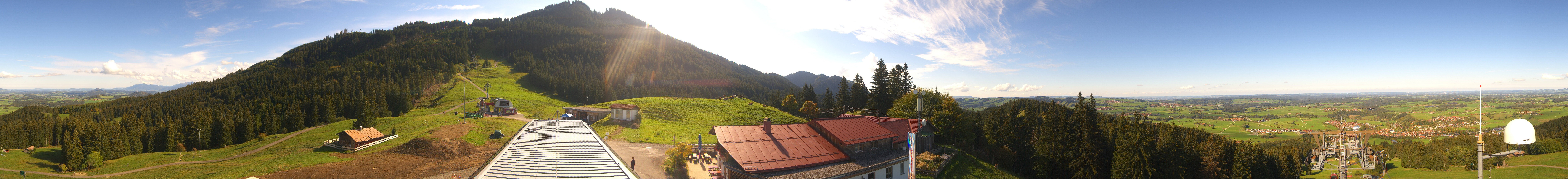 Archiv Foto Webcam Mittelstation Nesselwang