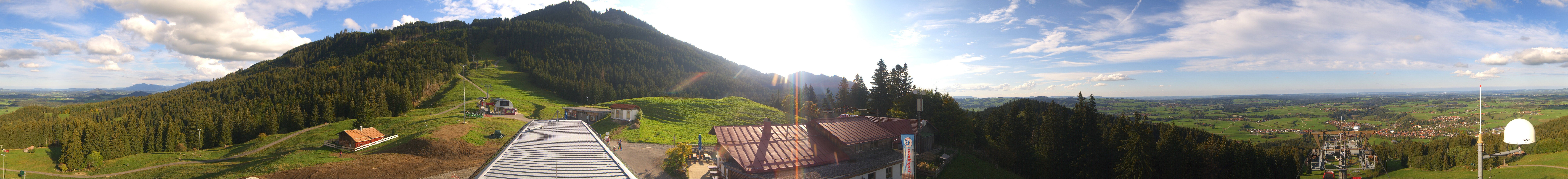 Archiv Foto Webcam Mittelstation Nesselwang