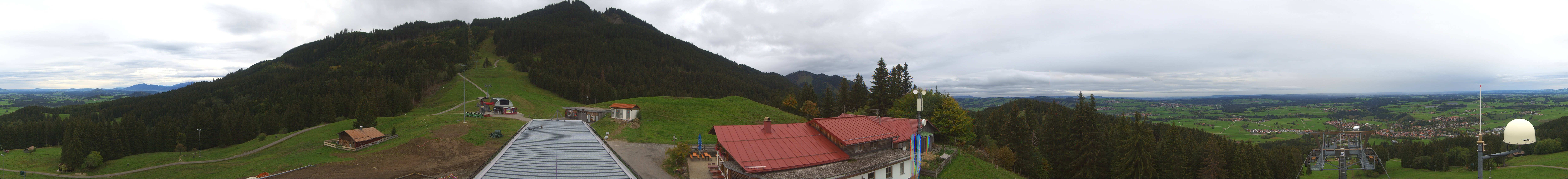 Archiv Foto Webcam Mittelstation Nesselwang