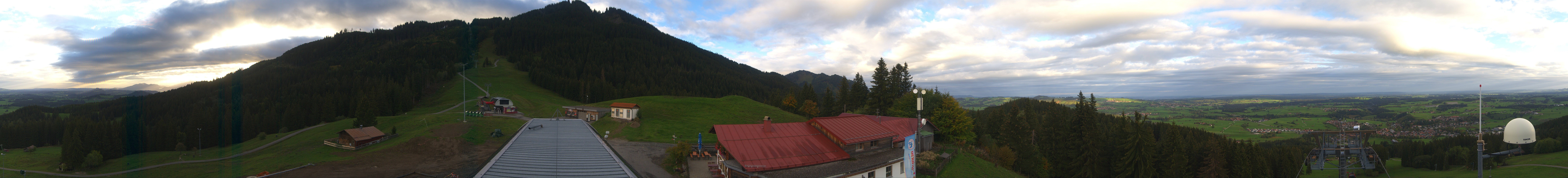 Archiv Foto Webcam Mittelstation Nesselwang