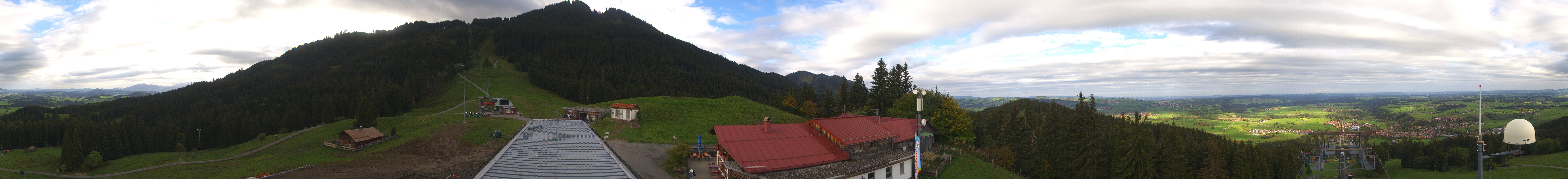 Archiv Foto Webcam Mittelstation Nesselwang