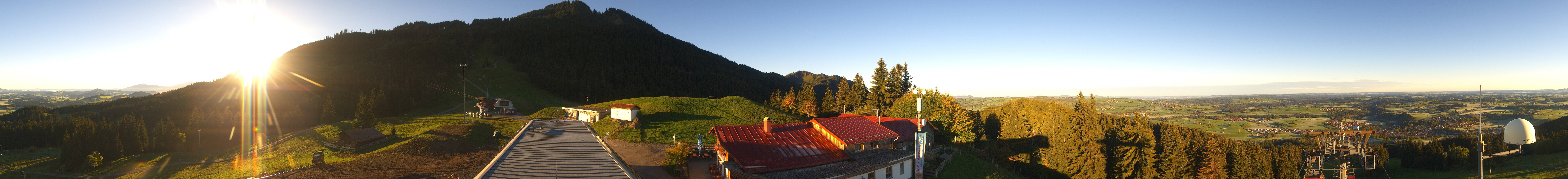 Archiv Foto Webcam Mittelstation Nesselwang