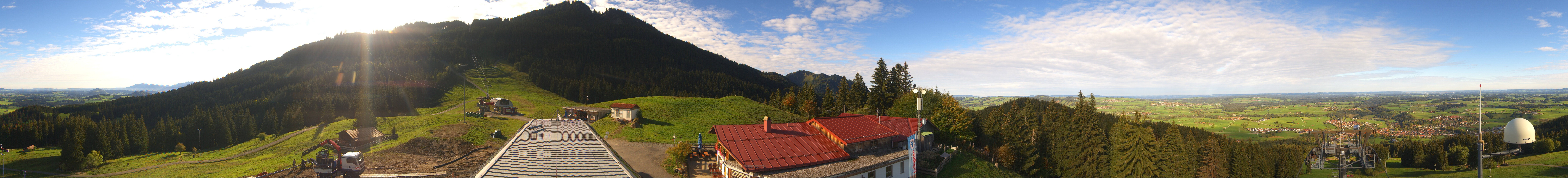 Archiv Foto Webcam Mittelstation Nesselwang