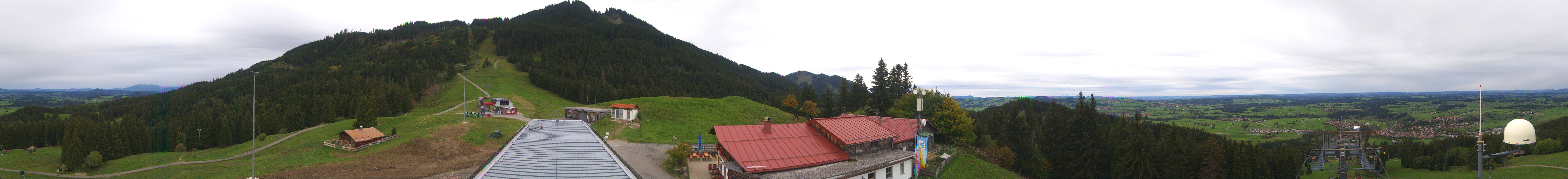 Archiv Foto Webcam Mittelstation Nesselwang