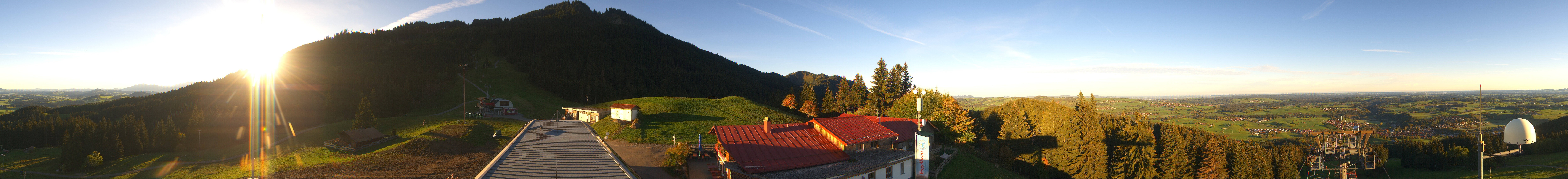Archiv Foto Webcam Mittelstation Nesselwang