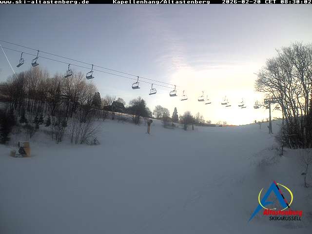 Archived image Webcam Altastenberg "Kapellenhang"