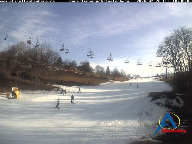 Archived image Webcam Altastenberg "Kapellenhang"