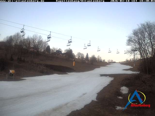 Archived image Webcam Altastenberg "Kapellenhang"