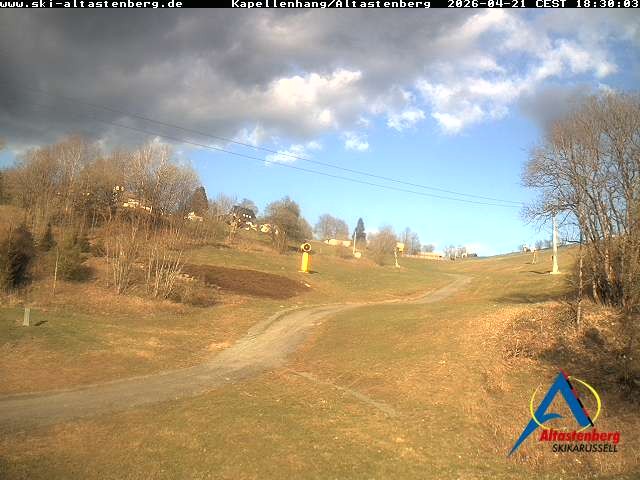 Archived image Webcam Altastenberg "Kapellenhang"