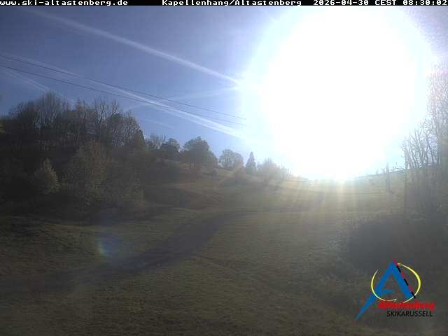 Archived image Webcam Altastenberg "Kapellenhang"