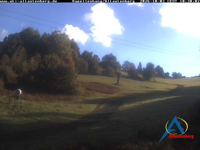Archived image Webcam Altastenberg "Kapellenhang"