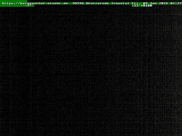Archiv Foto Webcam Brotterode im Thüringer Wald