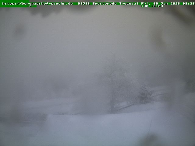 Archiv Foto Webcam Brotterode im Thüringer Wald
