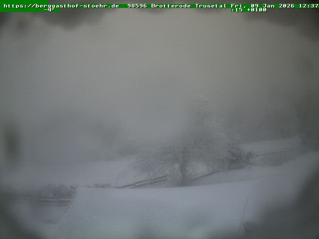 Archiv Foto Webcam Brotterode im Thüringer Wald