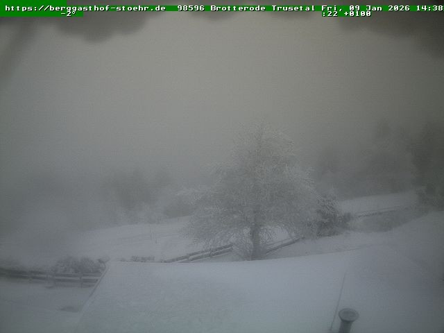Archiv Foto Webcam Brotterode im Thüringer Wald