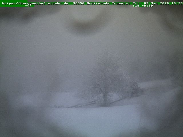 Archiv Foto Webcam Brotterode im Thüringer Wald