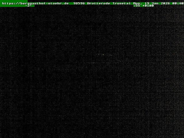 Archiv Foto Webcam Brotterode im Thüringer Wald