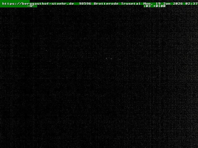 Archiv Foto Webcam Brotterode im Thüringer Wald