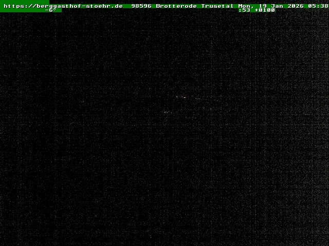 Archiv Foto Webcam Brotterode im Thüringer Wald