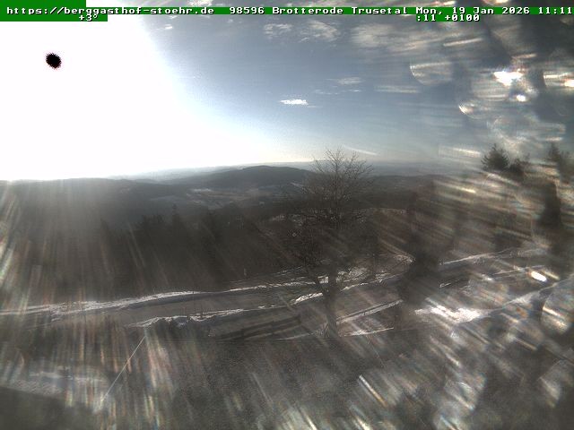 Archiv Foto Webcam Brotterode im Thüringer Wald
