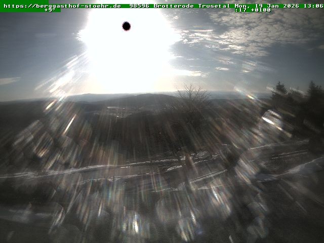 Archiv Foto Webcam Brotterode im Thüringer Wald