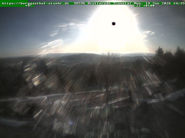 Archiv Foto Webcam Brotterode im Thüringer Wald