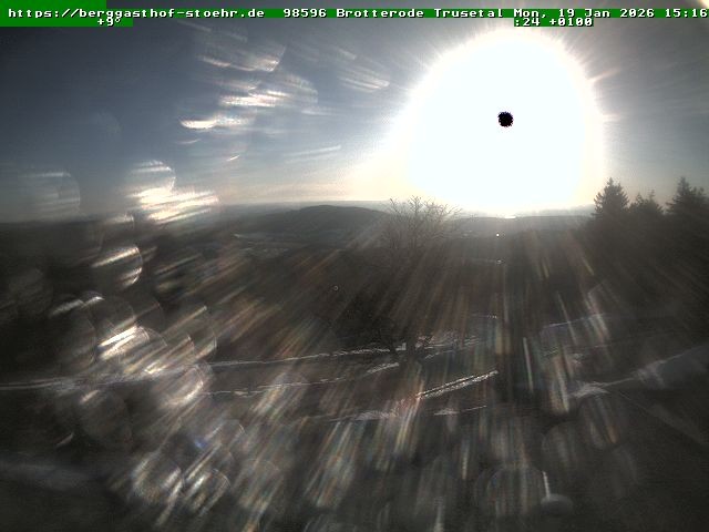 Archiv Foto Webcam Brotterode im Thüringer Wald
