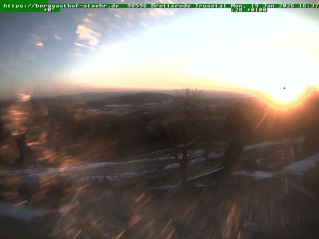 Archiv Foto Webcam Brotterode im Thüringer Wald