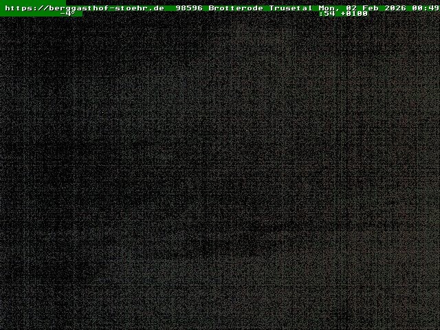 Archiv Foto Webcam Brotterode im Thüringer Wald