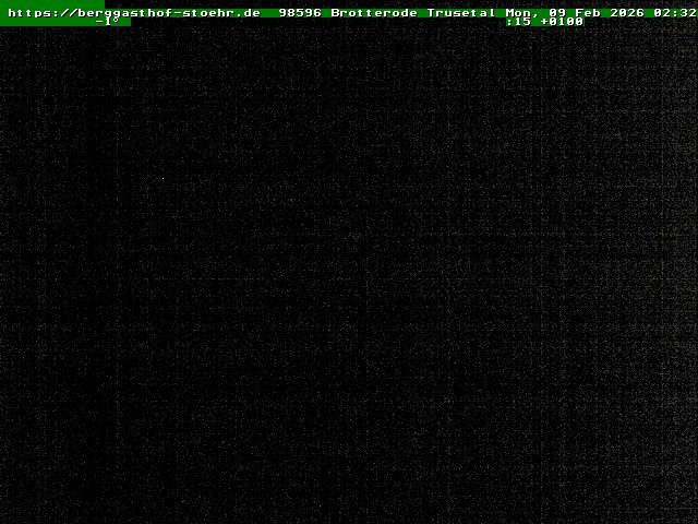 Archiv Foto Webcam Brotterode im Thüringer Wald