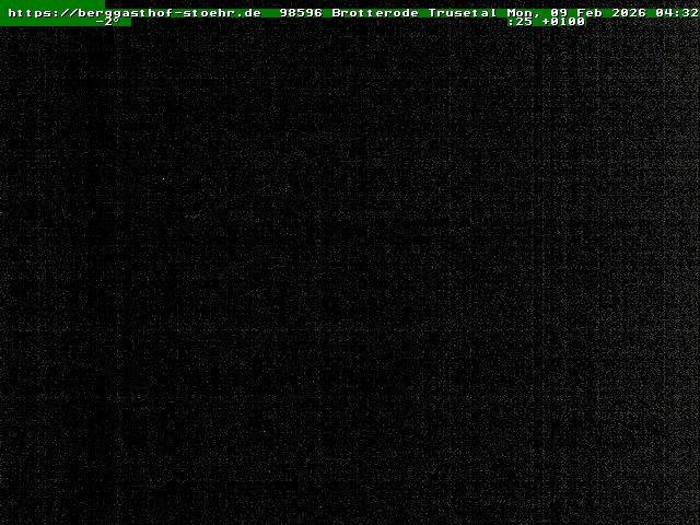 Archiv Foto Webcam Brotterode im Thüringer Wald