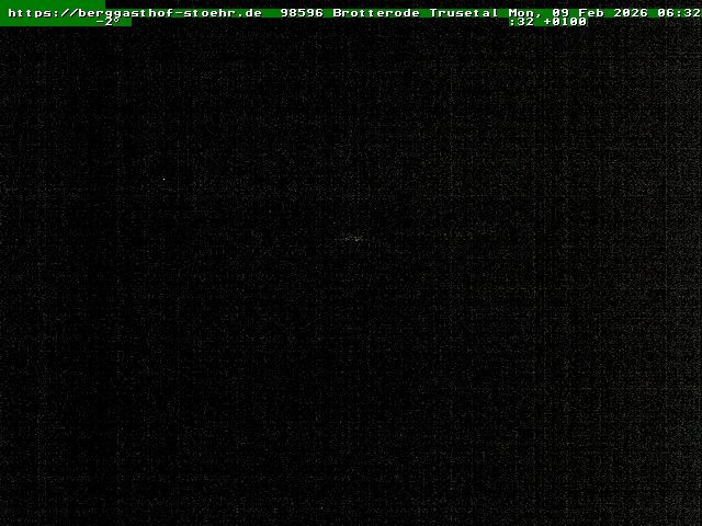 Archiv Foto Webcam Brotterode im Thüringer Wald