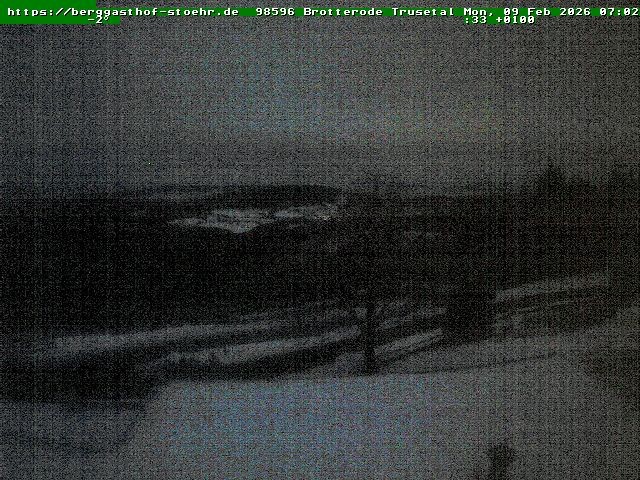 Archiv Foto Webcam Brotterode im Thüringer Wald
