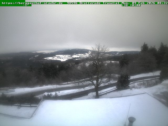 Archiv Foto Webcam Brotterode im Thüringer Wald