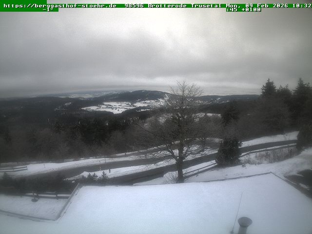 Archiv Foto Webcam Brotterode im Thüringer Wald