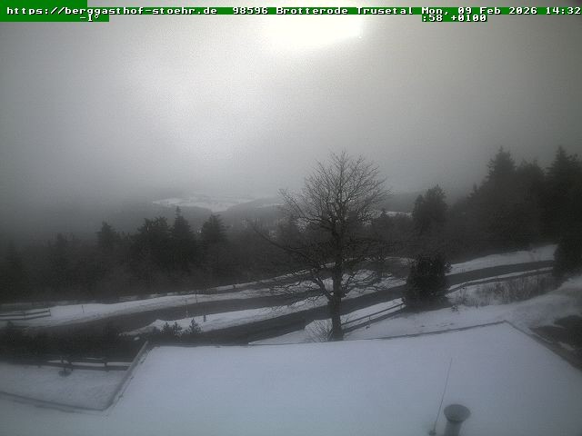 Archiv Foto Webcam Brotterode im Thüringer Wald