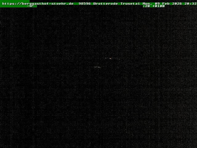 Archiv Foto Webcam Brotterode im Thüringer Wald