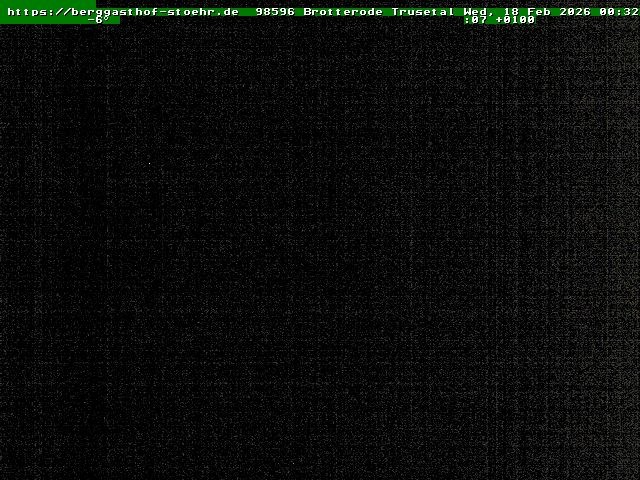 Archiv Foto Webcam Brotterode im Thüringer Wald