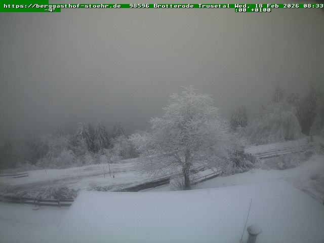 Archiv Foto Webcam Brotterode im Thüringer Wald