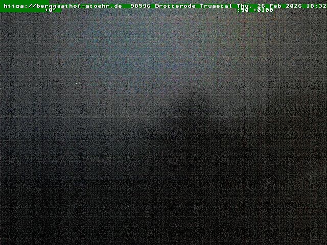 Archived image Webcam Brotterode (Thuringian Forest)