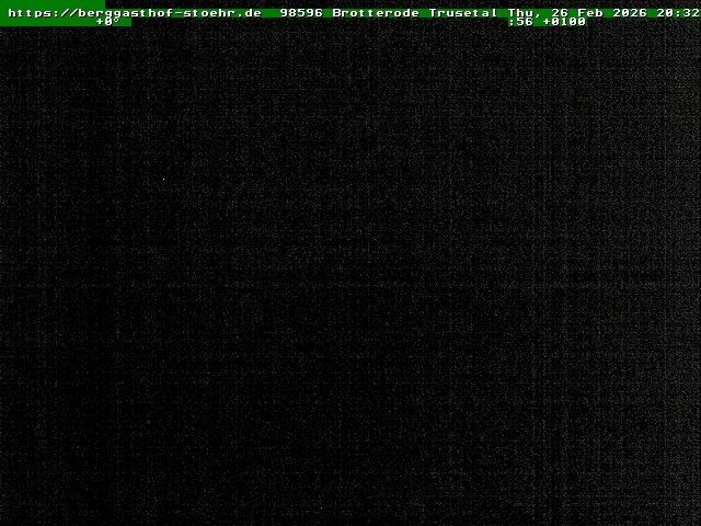 Archived image Webcam Brotterode (Thuringian Forest)