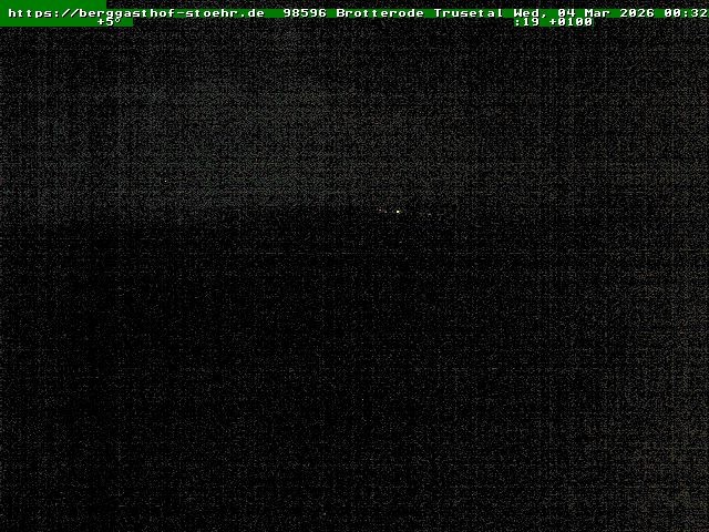 Archiv Foto Webcam Brotterode im Thüringer Wald