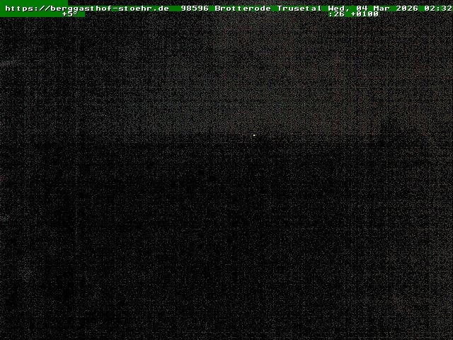 Archiv Foto Webcam Brotterode im Thüringer Wald