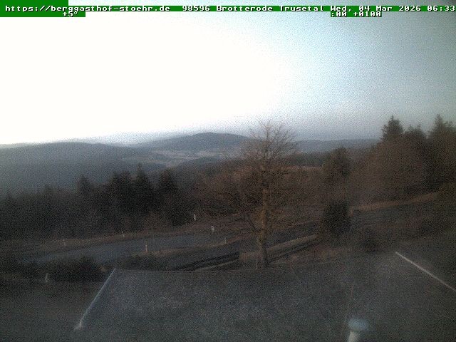 Archiv Foto Webcam Brotterode im Thüringer Wald