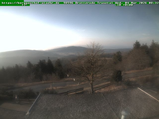 Archiv Foto Webcam Brotterode im Thüringer Wald